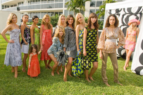 Nicole Shelley Models and Marimekko Finland, Icon Residences Miami Beach